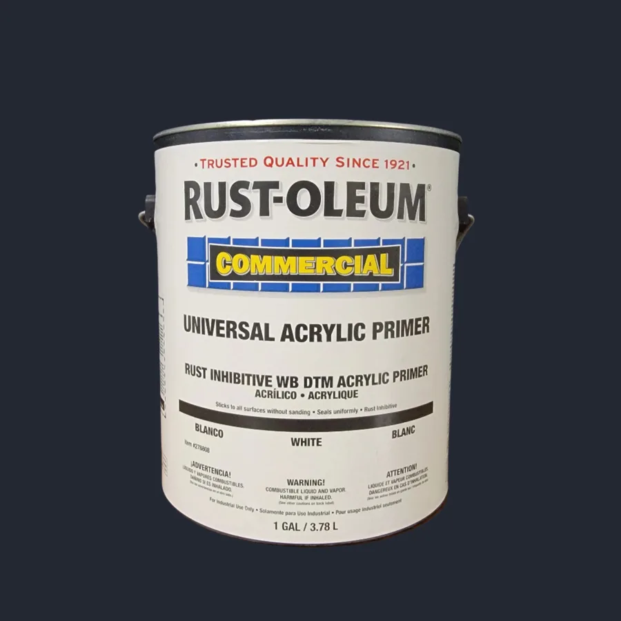 Rust-Oleum's Universal Acrylic Primer rust inhibitive DTM