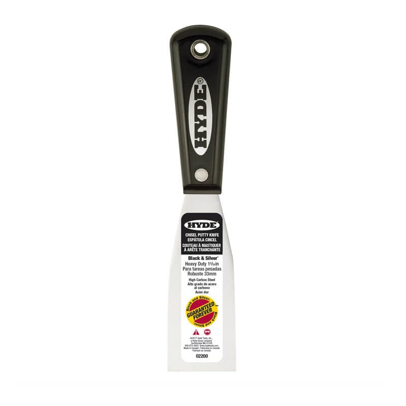 Stiff Chisel Tip Putty Knife · 1 5/16″