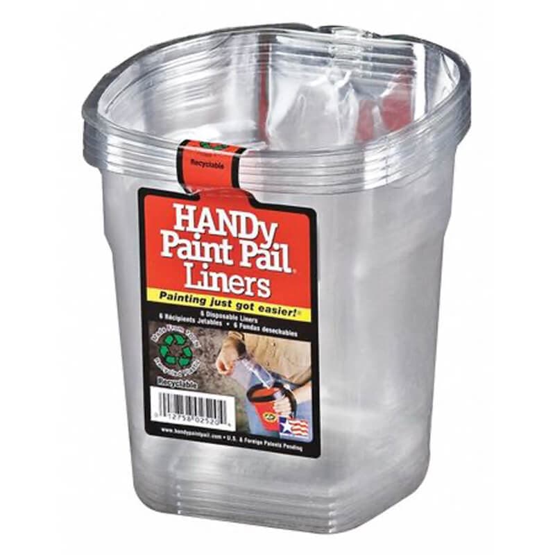 Handy Paint Pail Liners (6 Pack)
