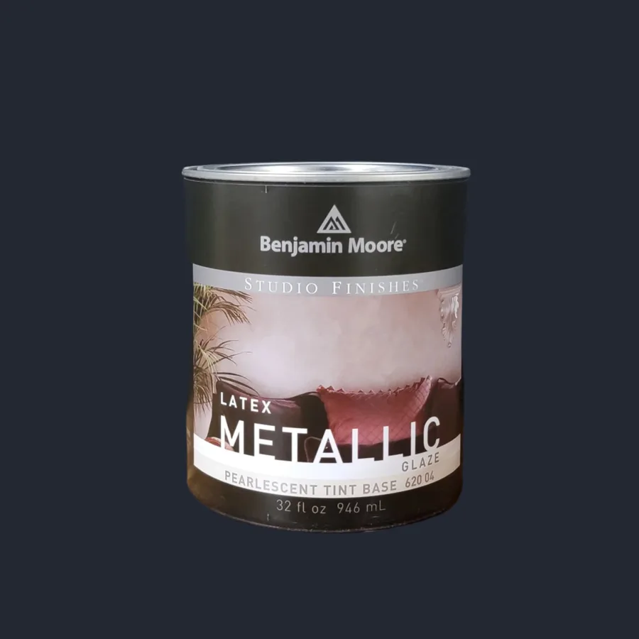 FOUR Quarts (ONE GALLON) Benjamin Moore Studio Finishes Pearlescent Metallic Glaze (620)