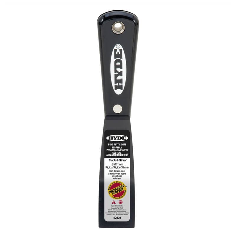 Stiff Bent Blade Putty Knife · 1.25″