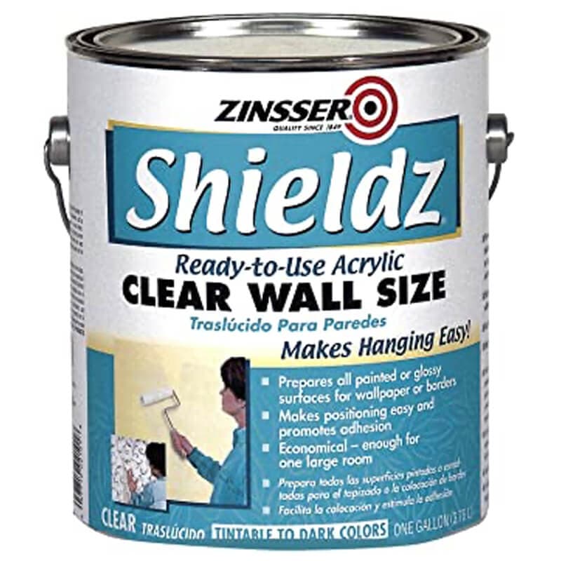 Shieldz Clear Wallcovering Sizer · Quart