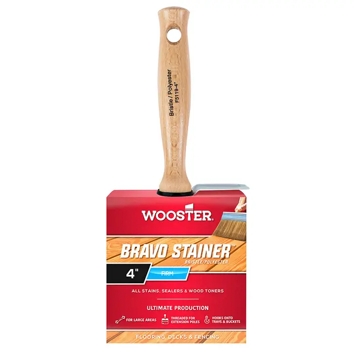 Wooster Bravo Stain Brush · 4.75"