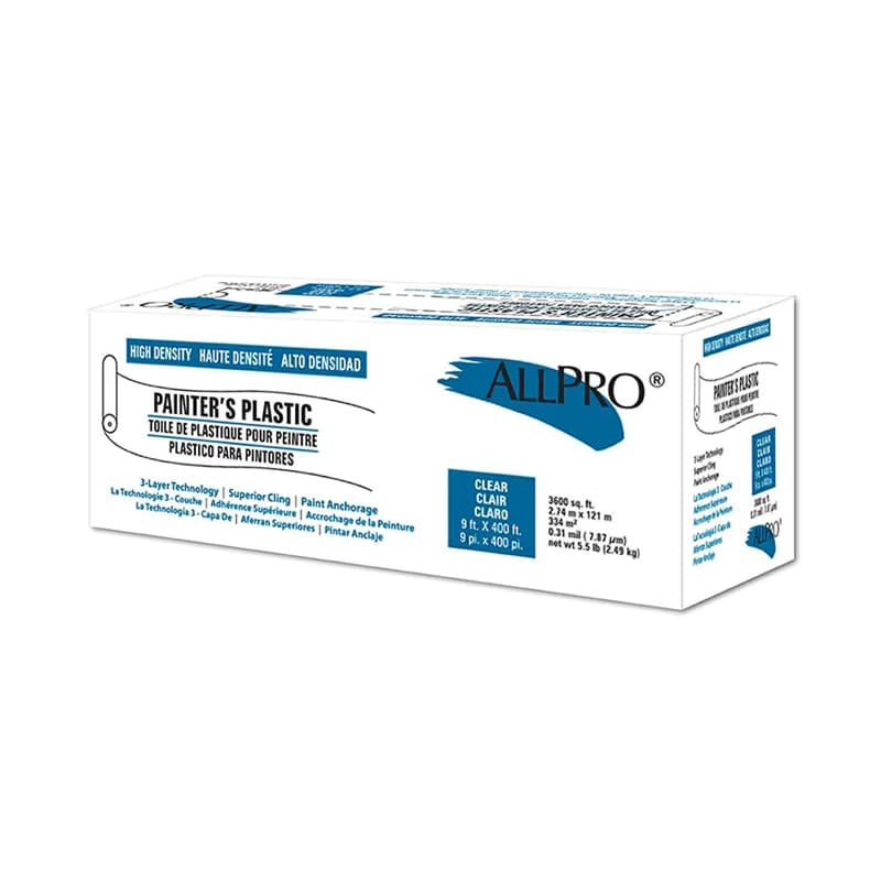 All Pro Painter’s Plastic · 9×400 (.31 Mil)